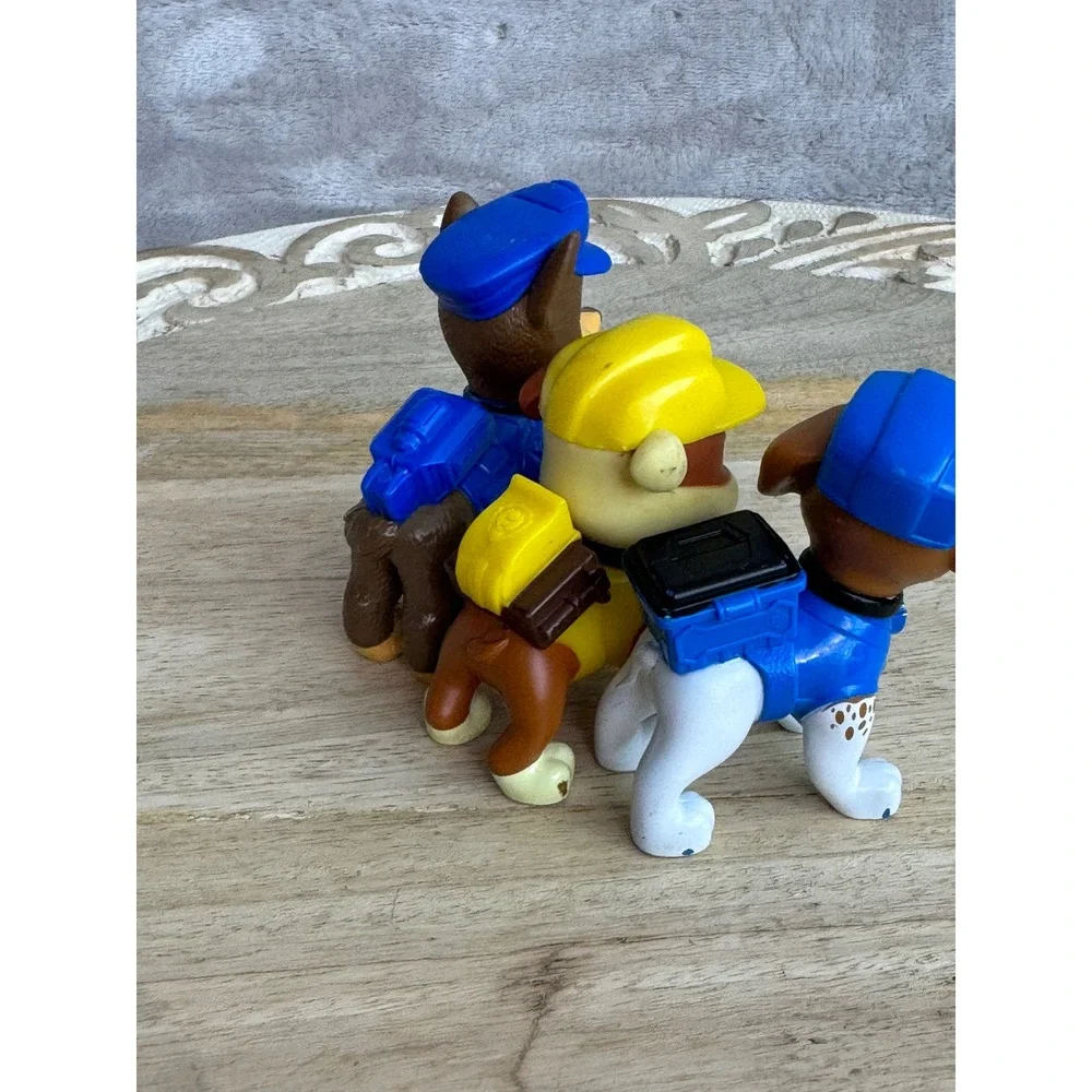 Paw Patrol Action Figure Lot of 3 Chase Rubble Marshall Rescue Pups‎ Toy Set